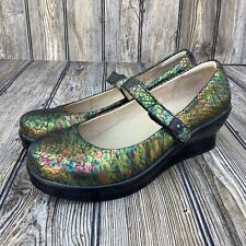 Alegria Women's Harper 507 Spectrum Metallic Mary Janes Size 39 (US 9-9.5) for sale  Shipping to South Africa