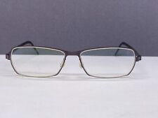 Lindberg Brille Damen lila grau rechteckig Vollrand Acetanium 9508 52 comprar usado  Enviando para Brazil