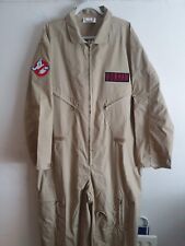 Ghostbusters Costume Overalls - premium deluxe uniform - khaki beige coveralls, used for sale  Shipping to South Africa