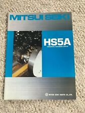 MITSUI SEIKI HS-5A CNC HORIZONTAL MACHINING CENTER SALES CATALOG, used for sale  Shipping to Canada