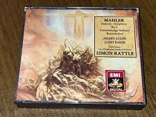 AUGER & BAKER/RATTLE-MAHLER:SYMPHONY NO. 2/ORIG EMI DIGITAL 2CD-U.K. NIMBUS comprar usado  Enviando para Brazil