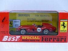 BestModels 1/43 Ferrari 750 Monza Mille Miglia 92 Jean Alesi   PR05 - RP_2832 comprar usado  Enviando para Brazil