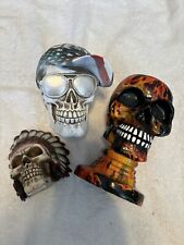 Skull figurines patriotic for sale  Massillon