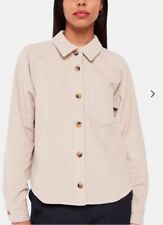 BNWOT Whistles Jumbo Cord Shirt RRP £99 Size 12 Cotton Buttoned Pockets Ivory for sale  Shipping to South Africa