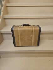1920s 1930s Antique Luggage Striped Tweed VTG Suitcase (Movie Prop?) Biltrite, used for sale  Shipping to South Africa