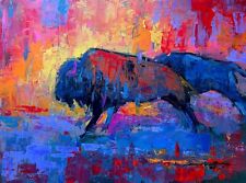 Original painting buffalo for sale  Sandy