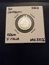 Moneta argento centesimi usato  Castelfranco Veneto