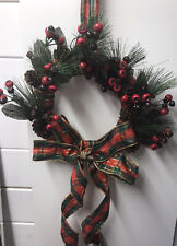 Vintage christmas wreath for sale  COLCHESTER