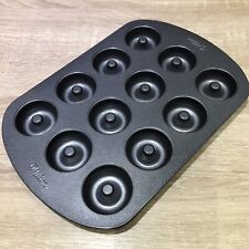 Wilton MINI Doughnut Baking Tin Pan, 12-Cavity Non Stick * USED ONCE for sale  Shipping to South Africa