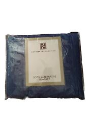 Cobertor azul alternativo Concierge Collection tamanho pequeno poliéster completo/rainha comprar usado  Enviando para Brazil