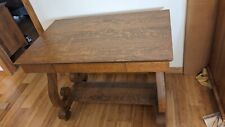 antique desk tiger table oak for sale  Ocala