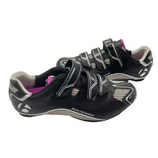 Bontrager Solstice Black Silver Inform WSD Cycling Shoes Womens 10.5 Bike Spin for sale  Shipping to South Africa