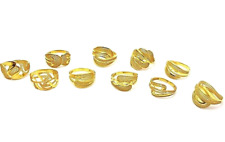 Vergoldete ring rohlinge gebraucht kaufen  Moers