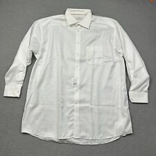 Eton Shirt Mens 18 46 2XL White Solid Button Up Classic Preppy NEW for sale  Shipping to South Africa