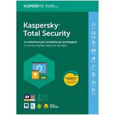 Kaspersky Total Security 2023 5 PC / Dispositivi 2 ANNI incl. Antivirus 2024 IT usato  Milano