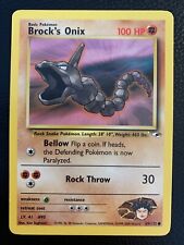Tarjeta de Pokémon Brock's Onix 69/132 de Gimnasio Ilimitado WOTC De Colección Casi Nueva segunda mano  Embacar hacia Mexico
