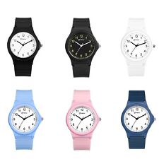 Relógio de pulso esportivo estudantil pulseira de silicone quartzo adolescentes meninos meninas impermeável comprar usado  Enviando para Brazil
