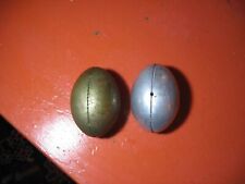 Vintage Rugby balls one brass and one Aluminium Memorabilia for sale  Shipping to South Africa