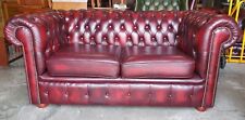 Leather chesterfield seater for sale  SWANSEA