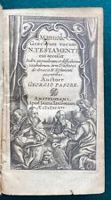 1656 Livro Dicionário das Palavras Usadas no Novo Testamento Grego, por G. Pasor comprar usado  Enviando para Brazil
