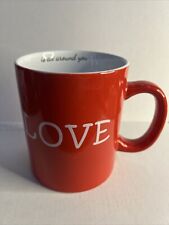 Usado, Xícara/caneca de café de cerâmica LOVE IS ALL AROUND YOU TAMANHO JUMBO, VINTAGE comprar usado  Enviando para Brazil