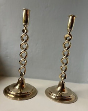 Pair candlesticks solid for sale  ASHBOURNE