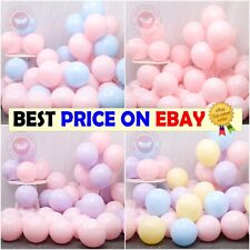 Globos de látex pastel pequeños de 5"" 10"" 12"" pulgadas AL POR MAYOR fiesta cumpleaños 100 boda, usado segunda mano  Embacar hacia Mexico