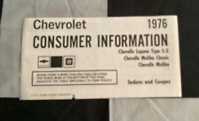 1976 chevrolet consumer for sale  Dover