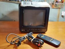 Phillips Magnavox PRO935B negro 9 pulgadas CRT TV portátil para juegos radio AC/DC y FM segunda mano  Embacar hacia Argentina