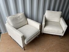 Pair leather armchairs for sale  NEWARK