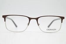 Brille Calvin Klein CK19312 Braun Silber Oval Brillengestell eyeglasses Neu comprar usado  Enviando para Brazil