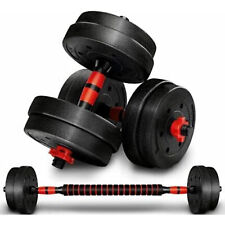 10kg Dumbbells Barbell Set with Connecting Rod Adjustable Dumbbell Home Gym New for sale  Shipping to South Africa