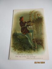 Romeo and Juliet, Vintage Shakespeare postcard, Tuck Shakespeare's Heroes 1278 for sale  Shipping to South Africa