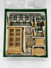 Usado, Conjunto de 8 cadeiras cabana sofá estofado vintage para casa de bonecas comprar usado  Enviando para Brazil