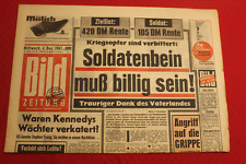 Bild zeitung dezember gebraucht kaufen  Hamburg