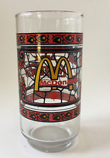 McDonald’s Coca-Cola vitral para beber Canadá estilo Tiffany vintage años 70, usado segunda mano  Embacar hacia Argentina