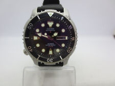CITIZEN PROMASTER 200M DAYDATE STAINLESS STEEL AUTOMATIC MENS LEFTY DIVER WATCH, used for sale  Shipping to South Africa