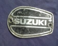 Vintage Suzuki Motorcycle Badge Motor Bike ORIGINAL FACTORY ITEM Step through for sale  Shipping to South Africa