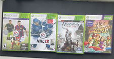 Lot of 4 Xbox 360 Games. Assassins Creed III, NHL 2012, Kinect Adv. FIFA 15 for sale  Shipping to South Africa