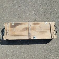 US Military Vietnam Era Wooden Ammo Crate Box 105mm Canon Tank 44"x15"x9" for sale  Shipping to Canada