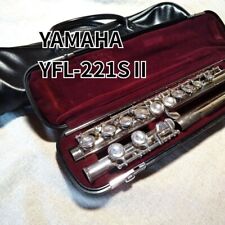 Usado, Flauta Yamaha YFL-221SII banhada a prata níquel Japão comprar usado  Enviando para Brazil