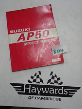 Suzuki ap50 workshop for sale  CAMBRIDGE