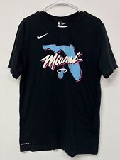 NBA Nike Miami Heat Camiseta Para Hombre Talla Mediana Dri Fit South Beach Negra Rosa Azul, usado segunda mano  Embacar hacia Argentina