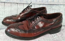 Sapato de segurança Oxford Lehigh 1745 ponta de asa couro biqueira de aço masculino tamanho 9.5 marrom comprar usado  Enviando para Brazil