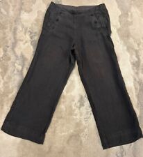 Poetry Grey Linen Trousers Size 14 Leg 27 Inches for sale  Shipping to South Africa
