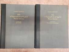 RARO Atlas Eduard Pernkopf de Anatomía Humana Topográfica y Aplicada Vols 1 y 2, usado segunda mano  Embacar hacia Argentina