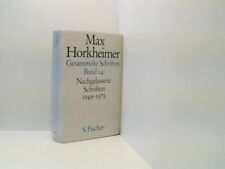 Max horkheimer gesammelte gebraucht kaufen  Berlin