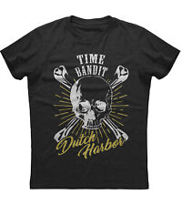 Camiseta masculina e unissex de algodão Time Bandit Dutch Harbor, usado comprar usado  Enviando para Brazil