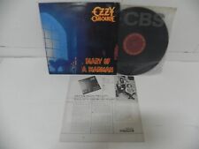 Ozzy Osbourne - Diary Of A Madman 1986 COREIA 6 Trk LP de vinil translúcido com inserção, usado comprar usado  Enviando para Brazil