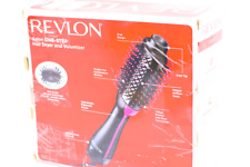 Secador de pelo y volumizador de un solo paso Revlon cepillo de aire caliente secador de soplado negro., usado segunda mano  Embacar hacia Mexico